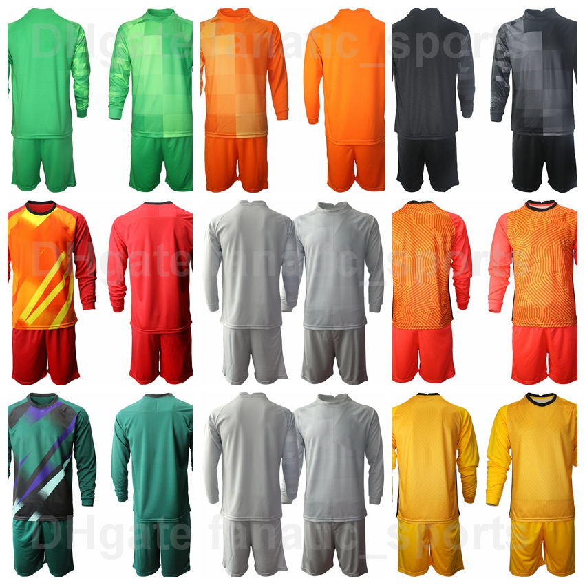 

Men Goalie GK Finland Anssi Jaakkola Soccer Long Sleeve Jersey Set Goalkeeper Lukas Hradecky Jesse Joronen Football Shirt Kits Uniform Size S-XXL National Team, Red