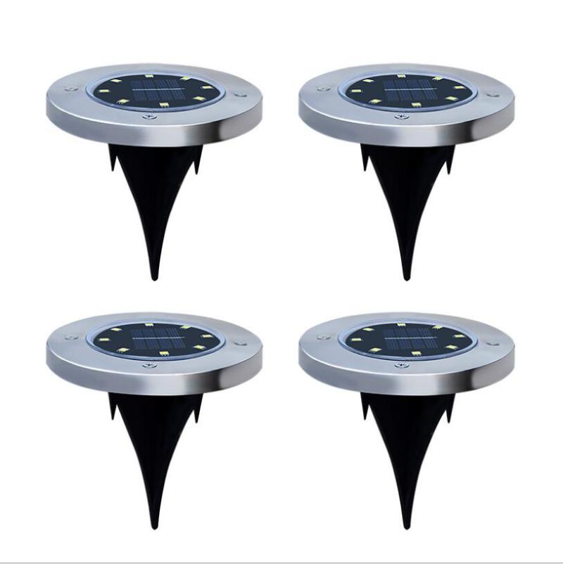 

Lawn Lamps Garden Lights LED Outdoor Decoration 4 / 8 LEDs Waterproof Solar Powered Ground Lamp Street Pathway Yard Light