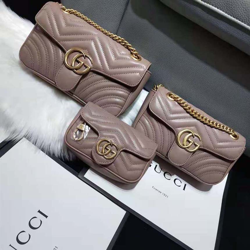 

Women Handbags Shoulder Bag 3 Size Real leather High quality Lady Fashion Marmont Bags Genuine CrossbodyPurses Backpack tote 13, Dust bag