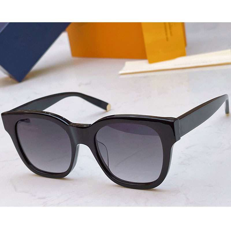 

Mens or womens luxury designer sunglasses Z1525W fashion classic black plate frame trendy brand glasses beach vacation travel UV400 top quality with box