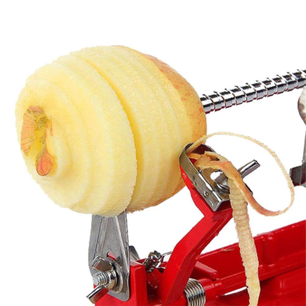 

Apple Peeler Corer Stainless Steel Slicer Peeler Spiral Apple/Potato Peeler Slicer Corer Durable Duty Blade Multicolor Peelers 210319