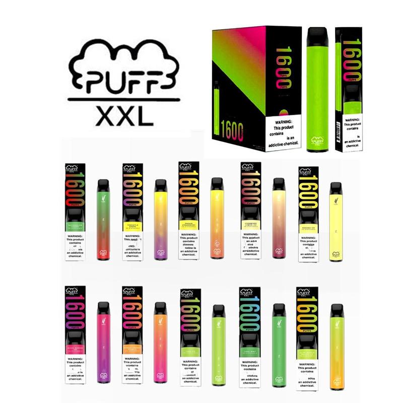 

High Quality Disposable E cigarettes Prefilled Vape Pen 6.5ml 1600 Puffs Puff Bar XXL VS PuffPlus Xtra Puffbars Bang XXtra Starter Kit Pens