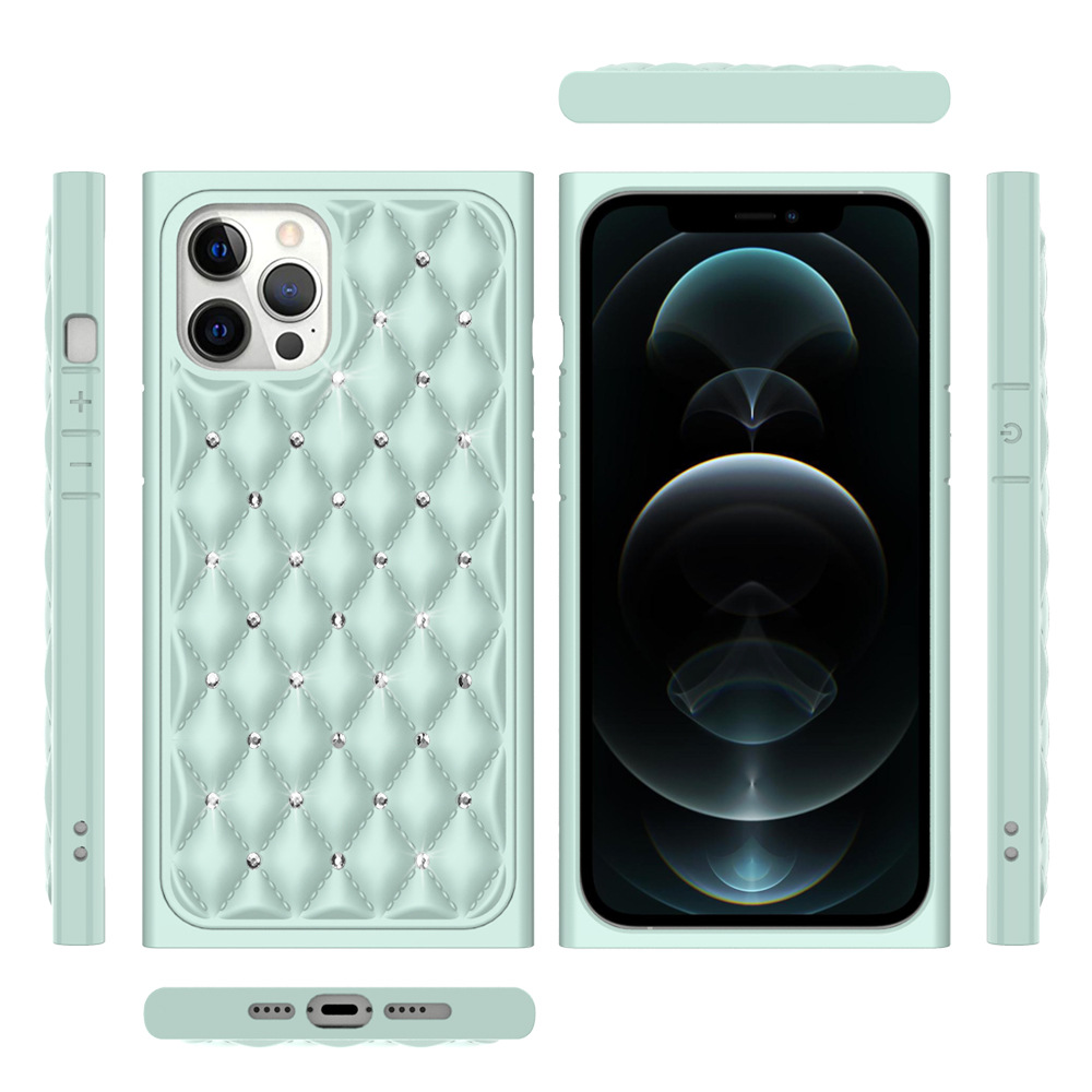 

luxury rhinestone phone cases for iphone 13 pro max 12 mini 11 xs xr x 7 8 plus fashion sheep pattern protective cover cell case