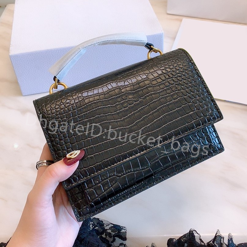 

Ychain Bags 2021 SS Famous Designer Women Fashion Alligator Practical Durable Square Hasp Plain Luxury Designers Interior Zipper Pocket Lady Popular Handbags, Style x