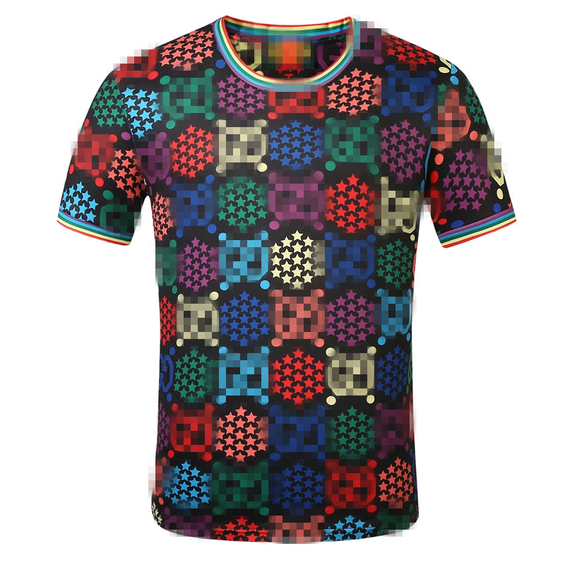 

Fashion summer men's and women's T-shirt casual cotton letters fashion short-sleeved Medusa T-shirt hip-hop men's and women's short-sleeved T-shirt size