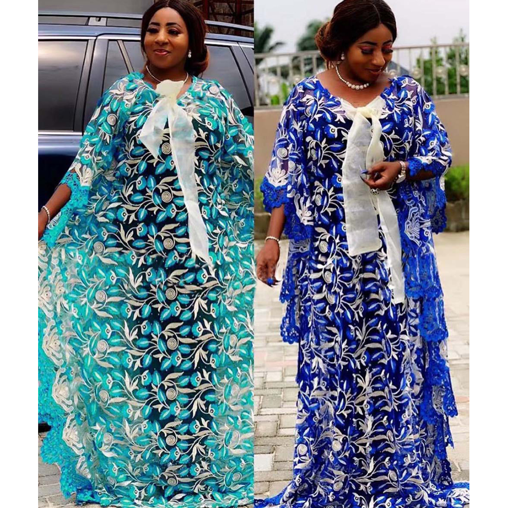 

2021african plus size dresses for women bazin riche ankara lace dress dashiki boubou 2021 new vetement femme robe africaine party, Red
