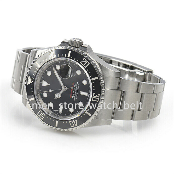 

Luxury watch bp NEW Factory 2813 Automatic movement Sea-Dweller Red 126600 Stainless Steel Black Dial Ceramic Bezel 43mm dress Watch