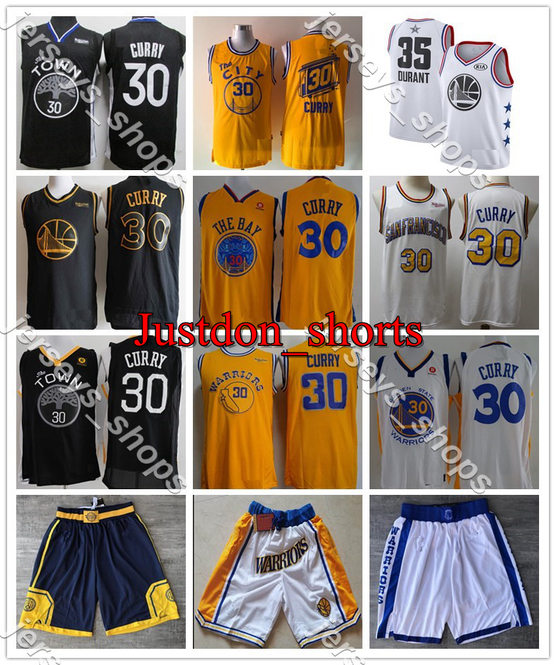 

News Youth Stephen 30 Curry Golden Authentic Stitched 35 Kevin Durant Vintage Golden State Warriors shirts Basketball Jerseys Kids Child Sweatpants, Like pic