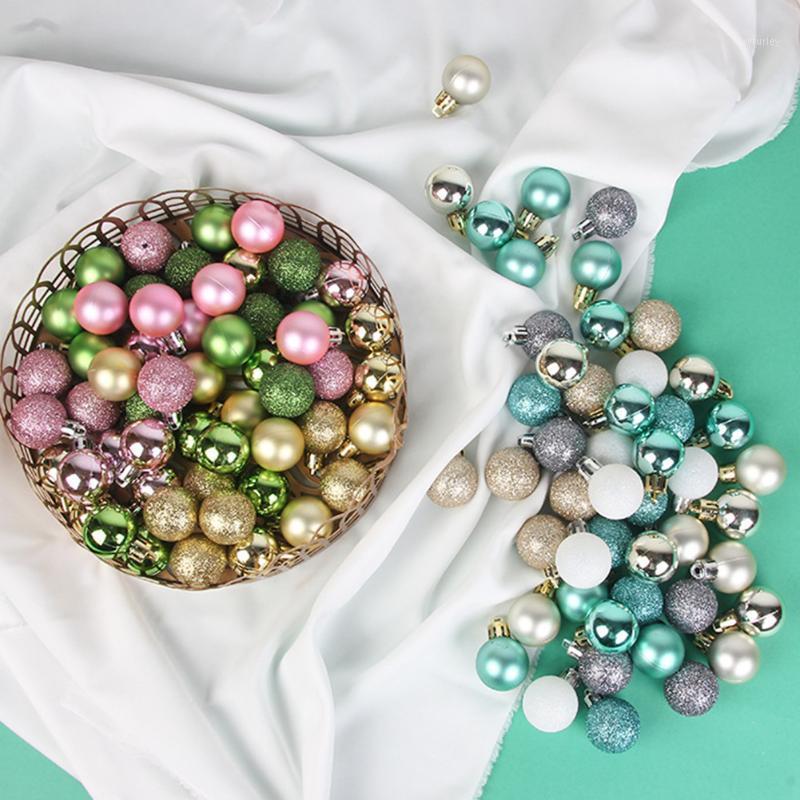 

Party Decoration Glitter Christmas Tree Ball Baubles Colorful Xmas Home Garden Decor
