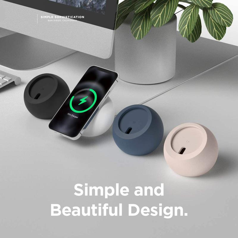 

Cell Phone Mounts & Holders For 12 Mobile Round Wireless Charging Holder Base Adaptation Silicone Stand 5.15
