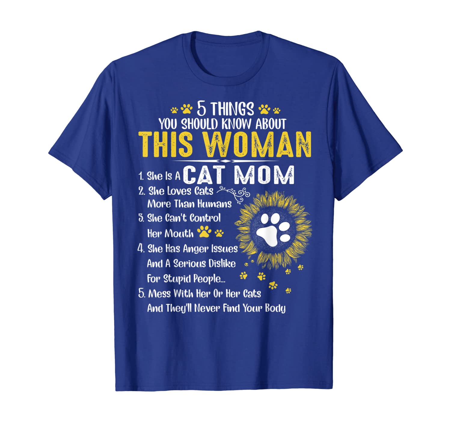 

5 things you should know about this cat mom shirt, White;black