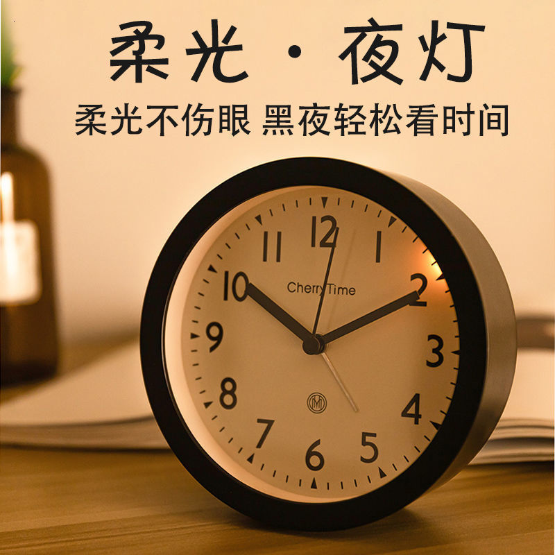 

digital alarm clock silent learning small alarm nordic style simple ins bedroom students use creative net red bedside clock
