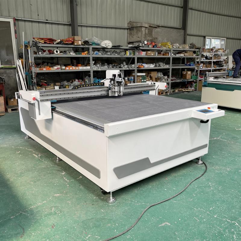 

Machining Factory CNC Oscillating Knife Cutting Machine For Leather Corrugated Cardboard Gasket Eva Foam Cloth Vibration