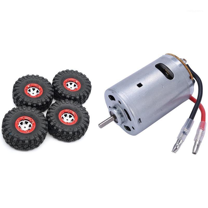 

Emergency Lights 1 Pcs Rc Car Spare Parts 540 Electric Motor & 4 Upgrade Large Tires