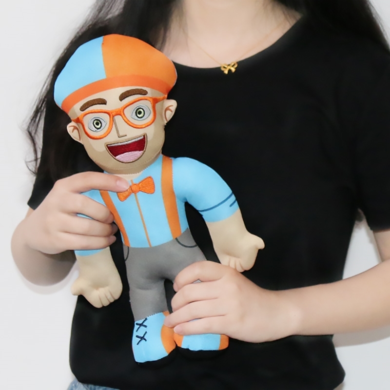 

32Cm Blippi Button Filled Toys Pop Educative Kids Children Present