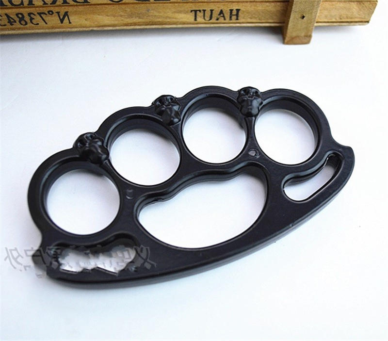 

Kid Face Handclasp Kirsite Knuckle Protective Gear On Board Equipment Four Fingers Defense Supplies Knuckles 5 5kgf B3