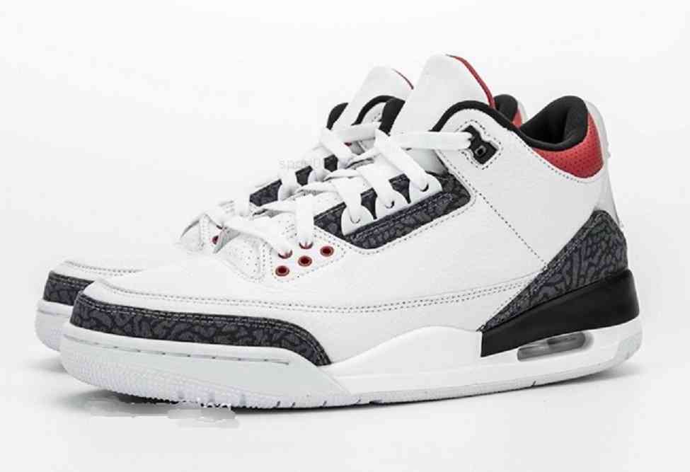 

Jordon 3 SE DNM Fire Red shoes sale With Box shoe store outlet US7-US13, Black