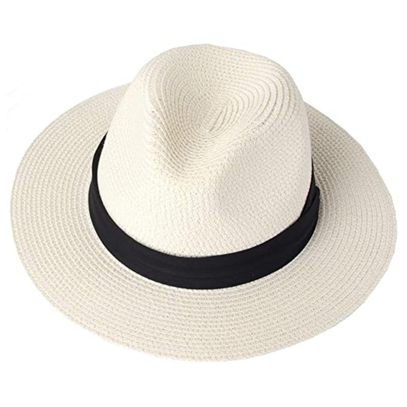 

Wide Brim Hats Beach Sun Hat Womens Fashion Solid Color Lady Cap Female Simple Travel UV Protect Foldable Gorras Para Mujer