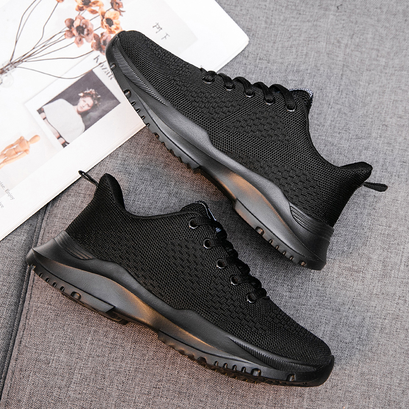 

Lace-Up Mens Womens Sports Spring and Fall shoes Top quality Runners Trainers Fashion Hotsale Sneakers Comfortable All black Pink
