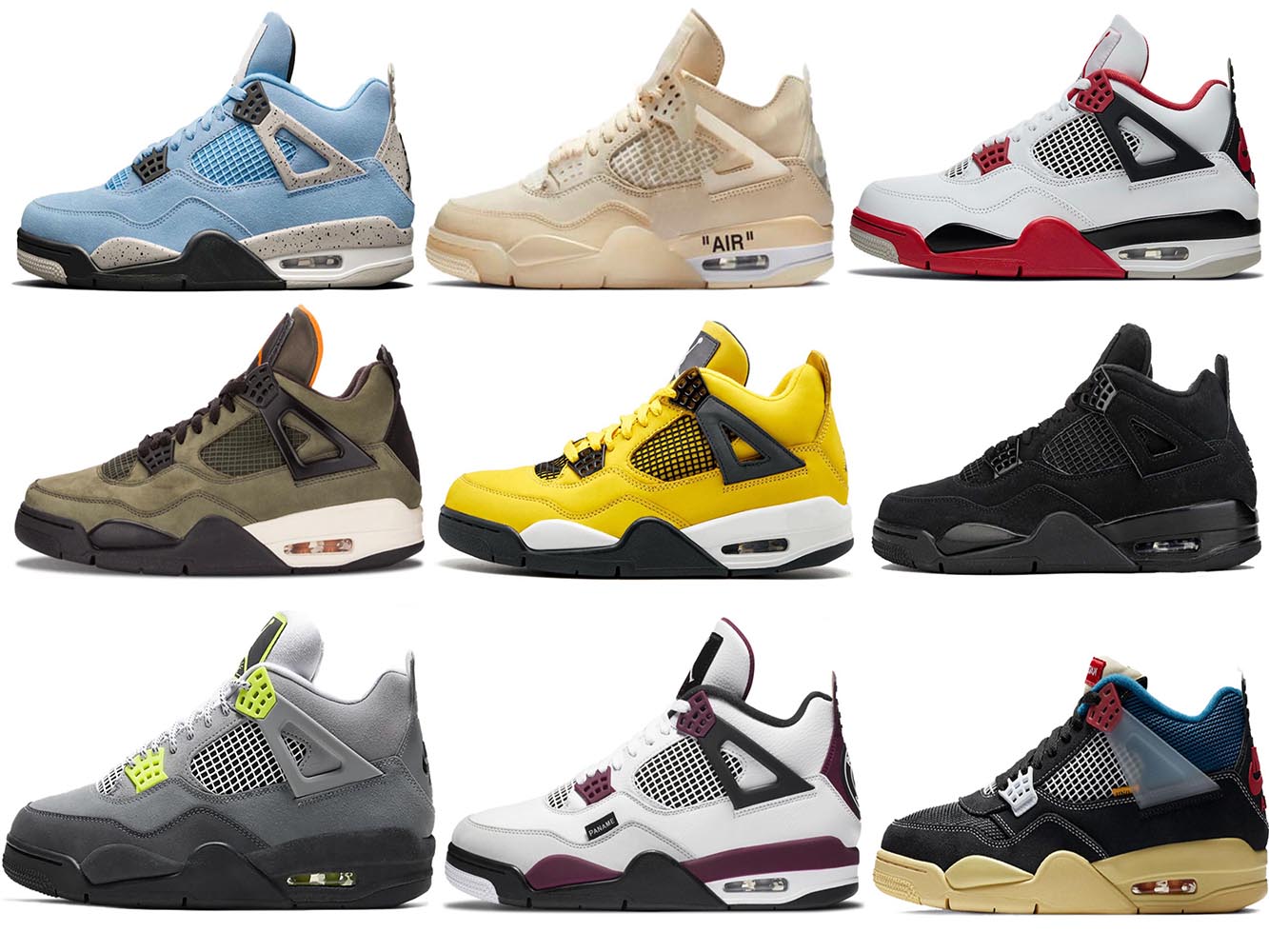 

2021 Top Authentic Shoes 4 SE University Blue KAWS UNDFTD Travis Scott 4S Bred Sail Cactus Jack Taupe Haze Air Union Men Outdoor Sports Snea
