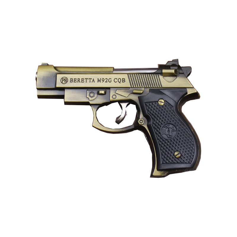 

Toy gun model lighter metal inflatable windproof red flame