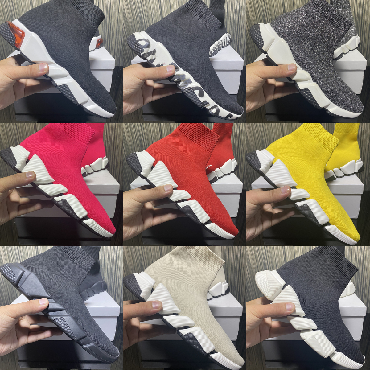 

Mens sock Casual shoes Platform womens women Sneakers speed Runner trainer 1 2.0 Triple Black White Classic with Lace jogging walking outdoor fly boot