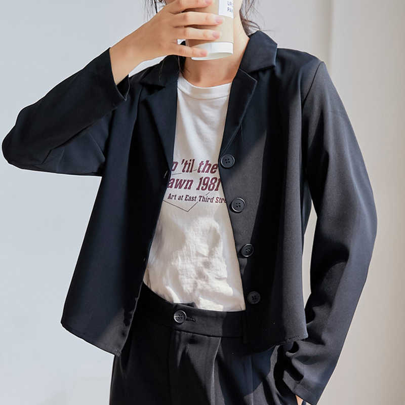 

Coats And Jackets Women Long Sleeve Woman V-neck Office Lady For Black E50 210602, White