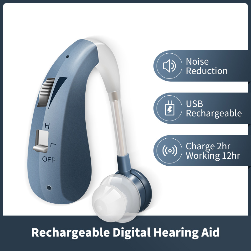 

Hearing Aid Rechargeable Wireless Digital Ear Headphones For The Elderly Deafness Sound Amplifier Audifonos Hearing Loss DeviceScouts