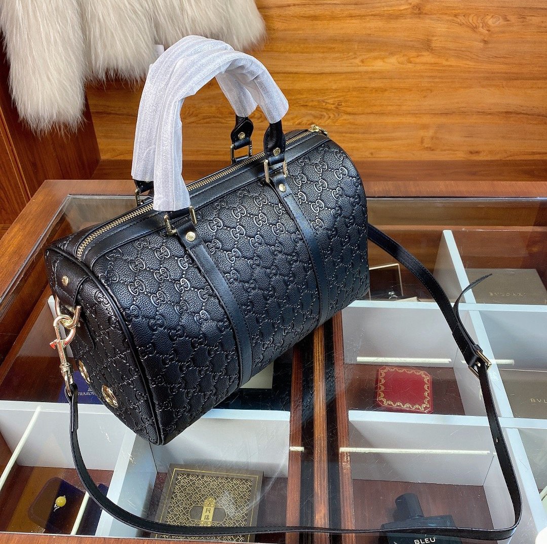 

2021 Luxury Brand Leather Fashion Shoulder Bags Men's and Women's Classic Handbags High Quality Crossbody Bag -L0372, Red;black