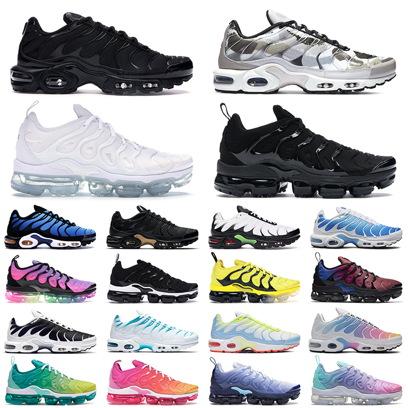 

tn plus mens running shoes triple white black hyper blue voltage purple parachute oreo men women trainer sports sneakers, # 2