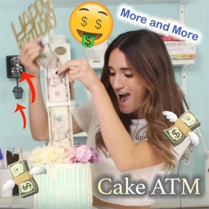 

Funny Cake Money Box Pulling Making Mold Cake Money Box Money Pulling Cake Making Mold Food Contact Safe 280 R2