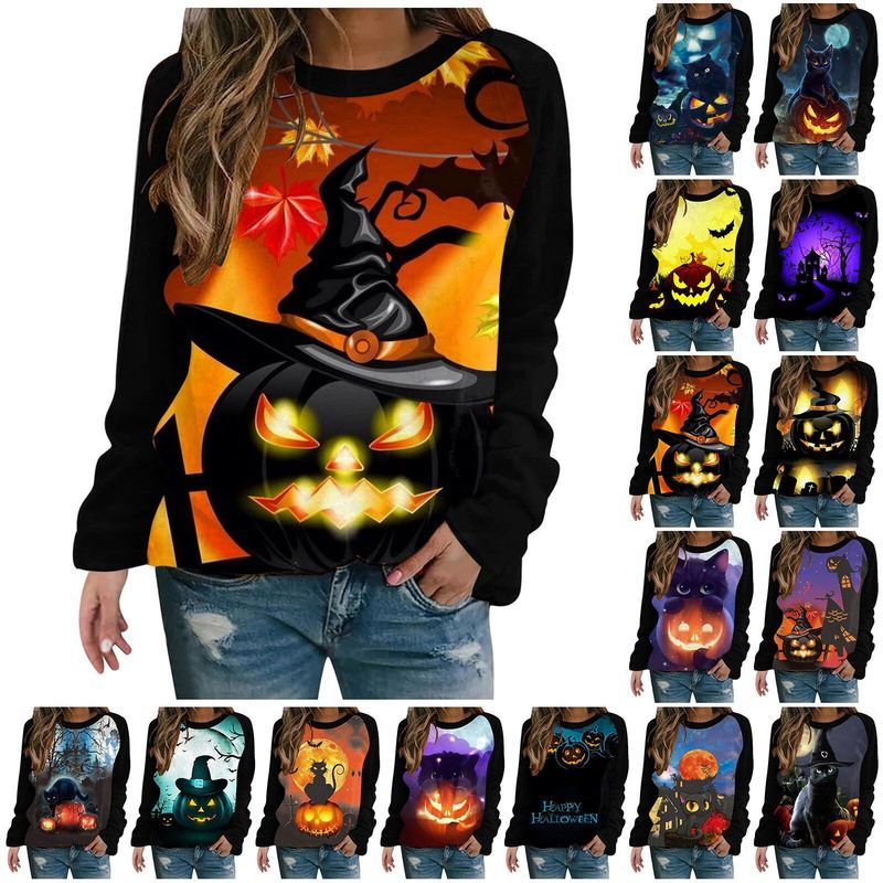 

Halloween Ghost Hooded Long Sleeve Ladies Long Sweater Loose, Comfortable and Soft, White