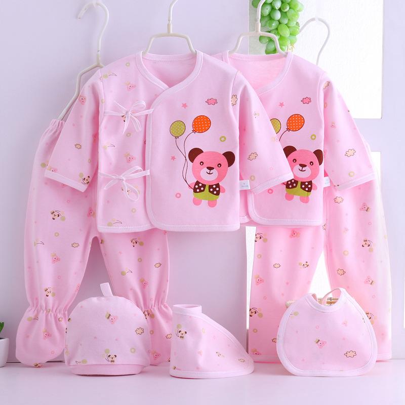 

Clothing Sets Infant Born Brand 7Pcs 0-3Months Autumn Baby Boy Girl Outfit Clothes Suits Cotton Soft Underwear Ropa, 000