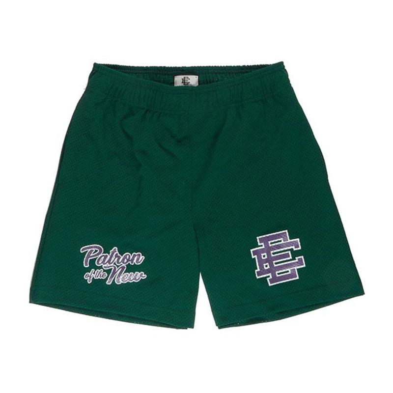 

Men's Shorts Eric Emanuel EE Basic Short YORK CITY SKYLINE 2021 Casual Fitness Sports Pants Summer Gym Workout Mesh Breathab, Green