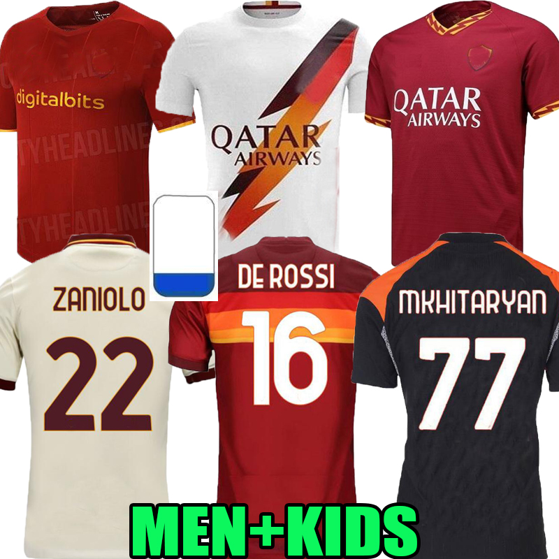 

Adult kids 18 19 20 21 22 TOTTI ROMA home away soccer jersey 2018 2019 2020 2021 PASTORE ROME DZEKO ZANIOLO EL SHAARAWY AS FOOTBALL SHIRTS, 2020;home