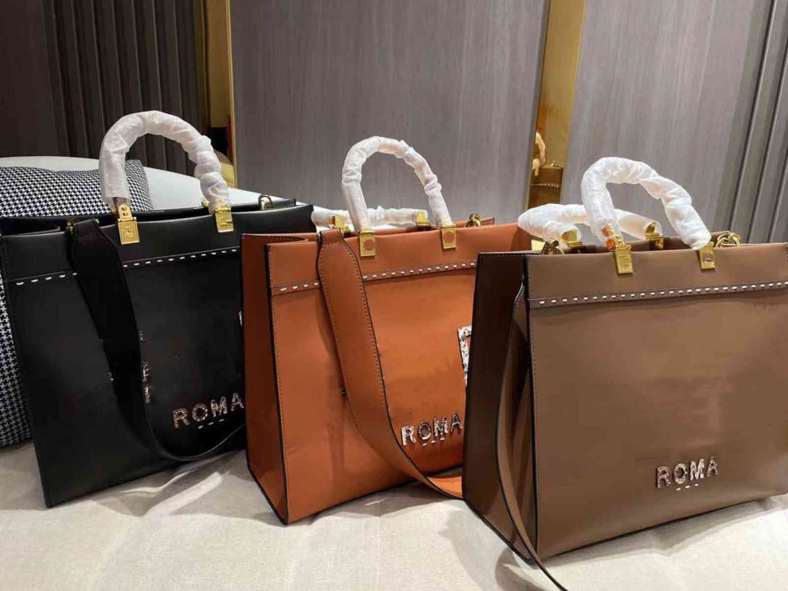 Fleur FD TOT TOT TOTCHHHIDE LARGE CAPACITE CANAL Sacs Femmes Sacs Sac à main Designers de luxe Classic Chaîne Messenger Bandoulière Bandoulière P