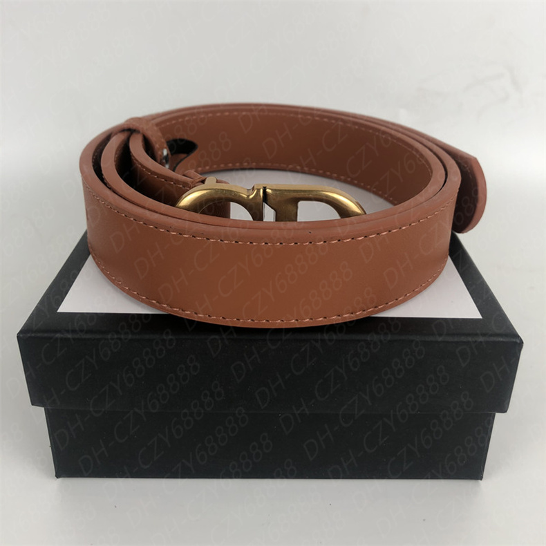 

High-quality luxury leisure Womens Designers Belts cd letter buckle fashion belt for women cinturones de diseño mujeres width 2.8cm with box, Width 2.8cm with gift box