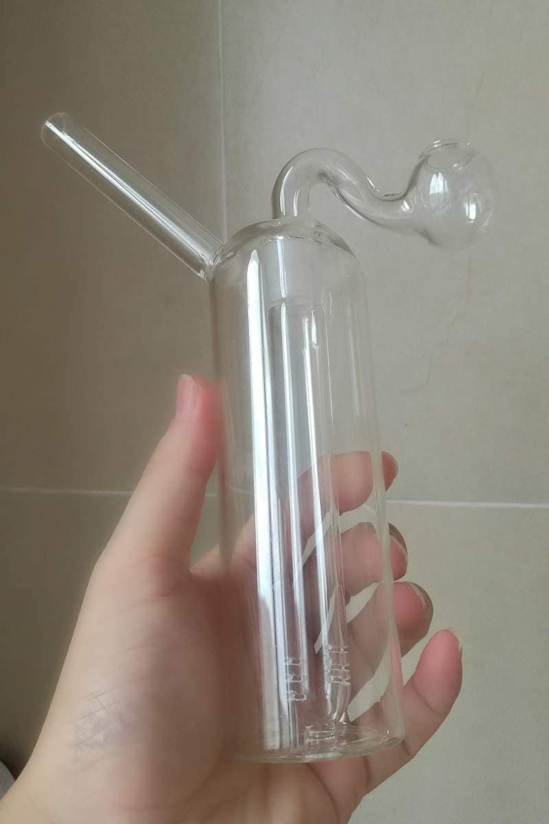 

Vintage Glass oil Burner pipe water bong use for smoking with 14mm joint