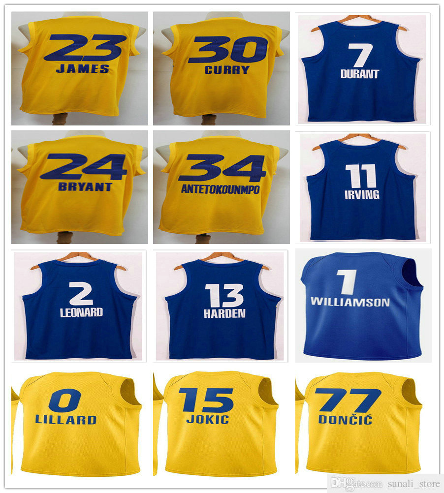 

2021 All-Star Jerseys LeBron 23 James 13 Harden Giannis 34 Antetokounmpo Stephen 30 Curry Kevin 7 Durant Irving 11 Kyrie Leonard 2 Kawhi Dam, Black;red