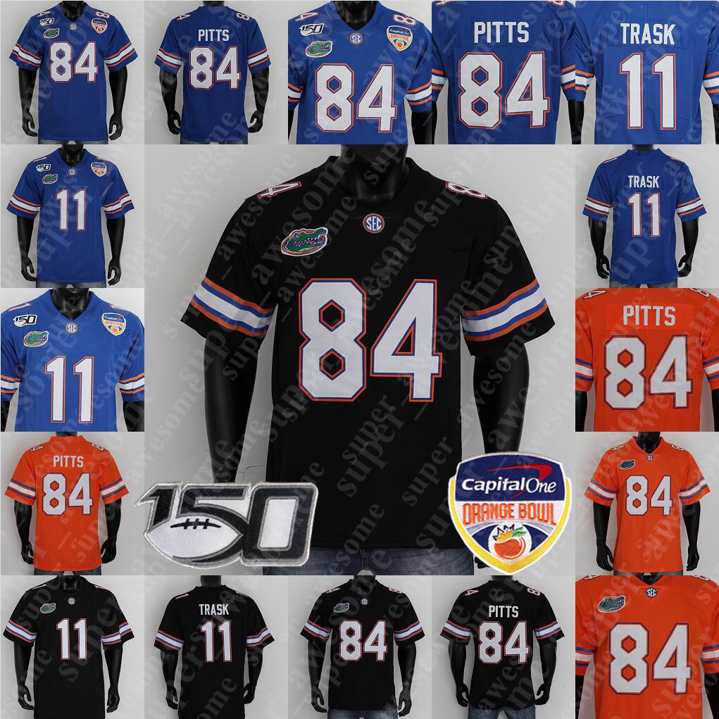 

Florida Gators Football Jersey Lloyd Summerall III Princely Umanmielen Xzavier Henderson Chris Howard Jace Christmann Jeremy Crawshaw Kadarius Toney Go Gata, Blue new jump -orange bowl patch