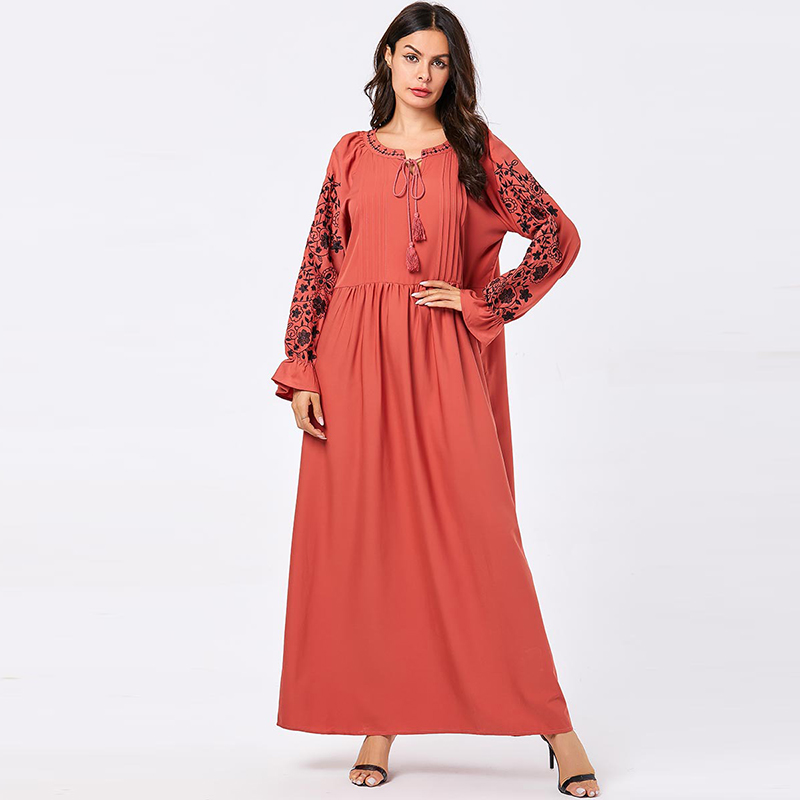 

Dubai Abaya Plus Size Turkish Hijab Muslim Dress Kaftan Caftan Marocain Abayas Islamic Clothing For Women Robe Kleding Elbise