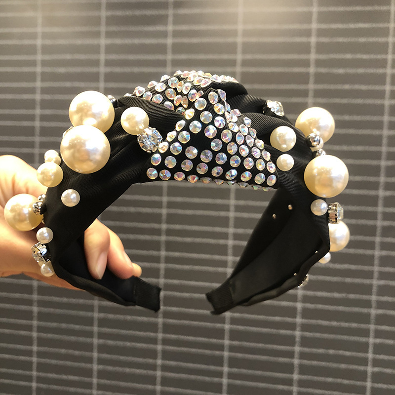 

New Pearl hairband in spring and summer of 2021 Children's hair band, Picture color
