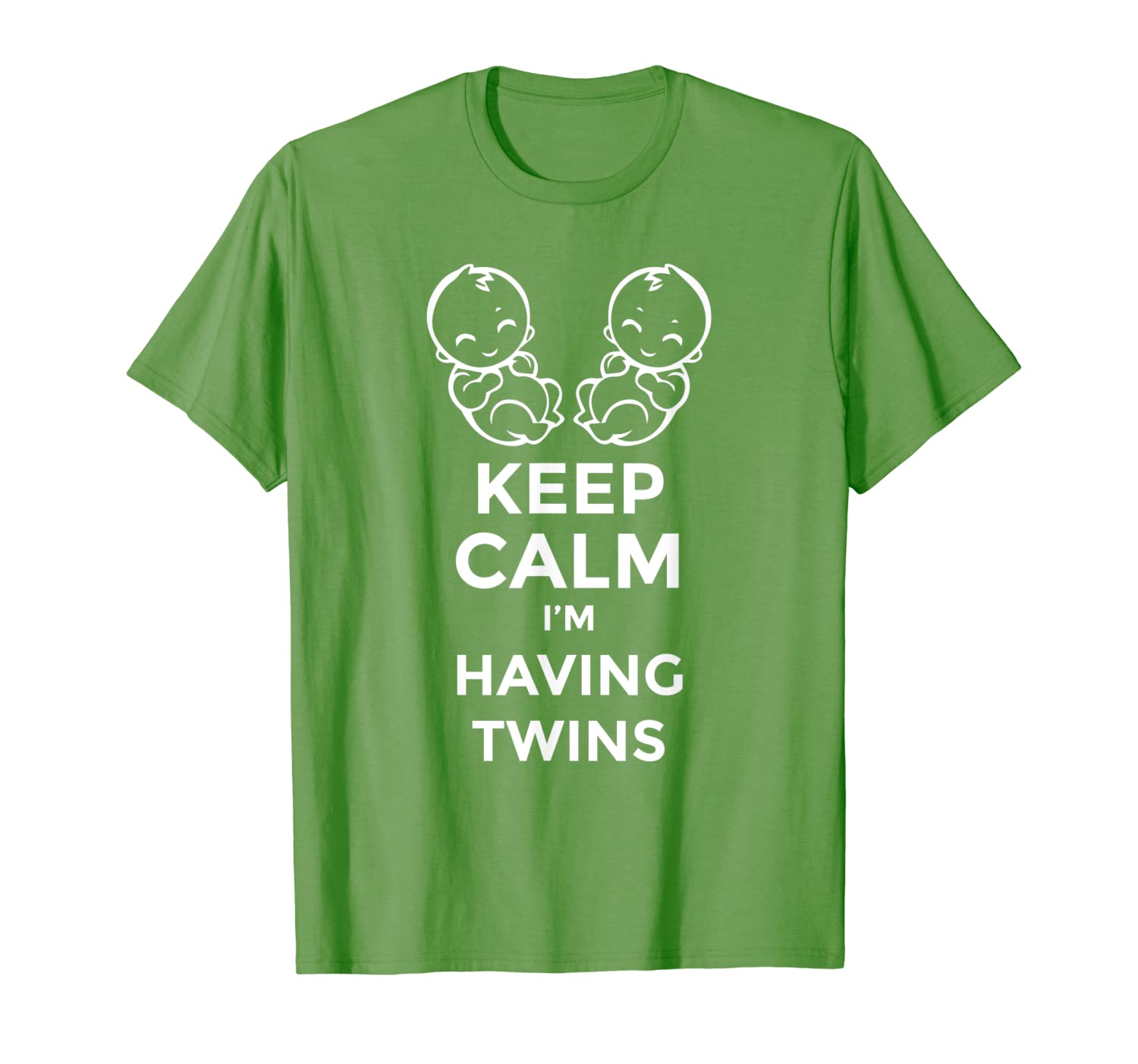 Keep Calm I&#039;m Having Twins Maternity T Shirt-image-698504013