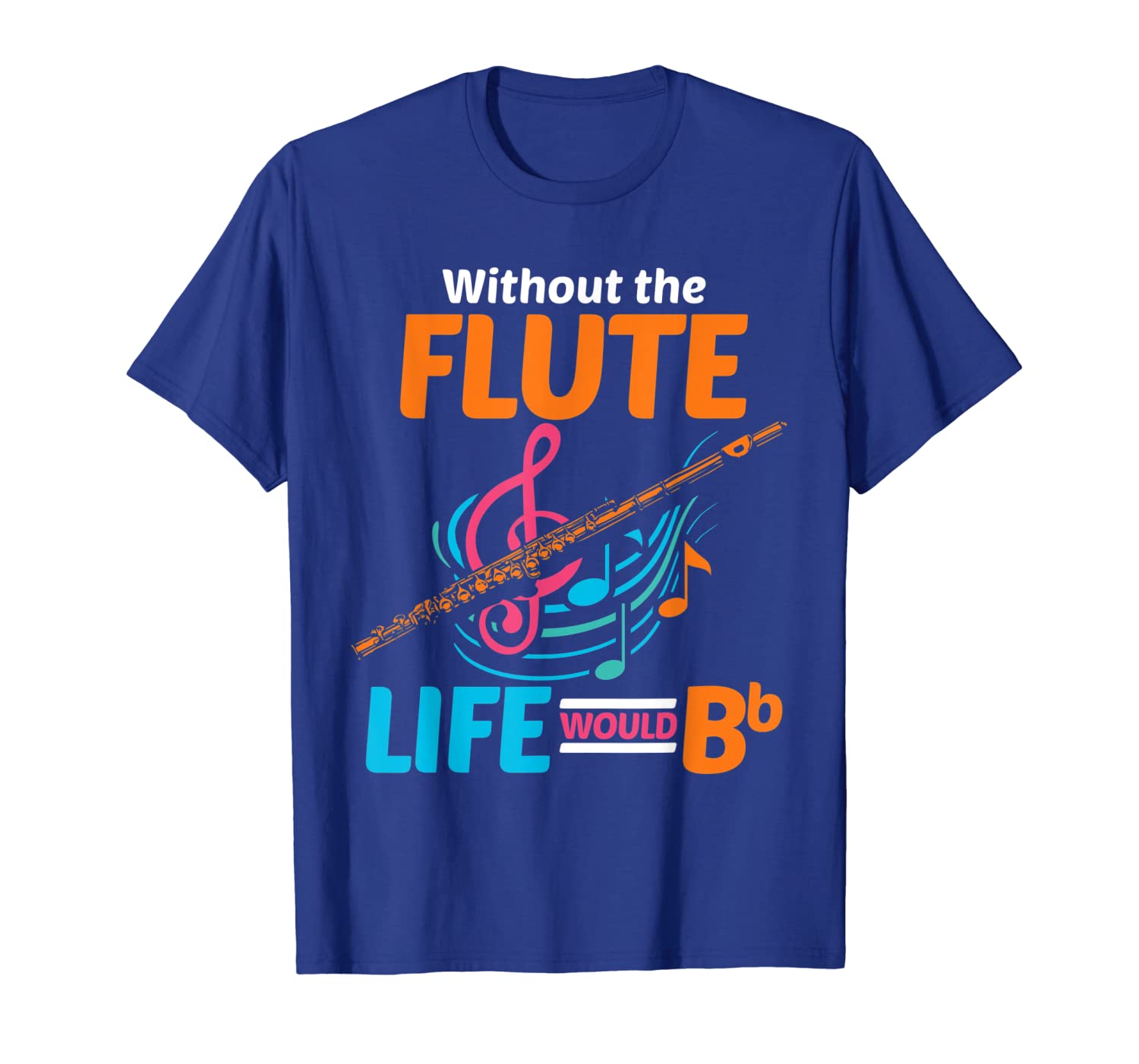 

flute t-shirt flutist musician gifts musical instrument, White;black
