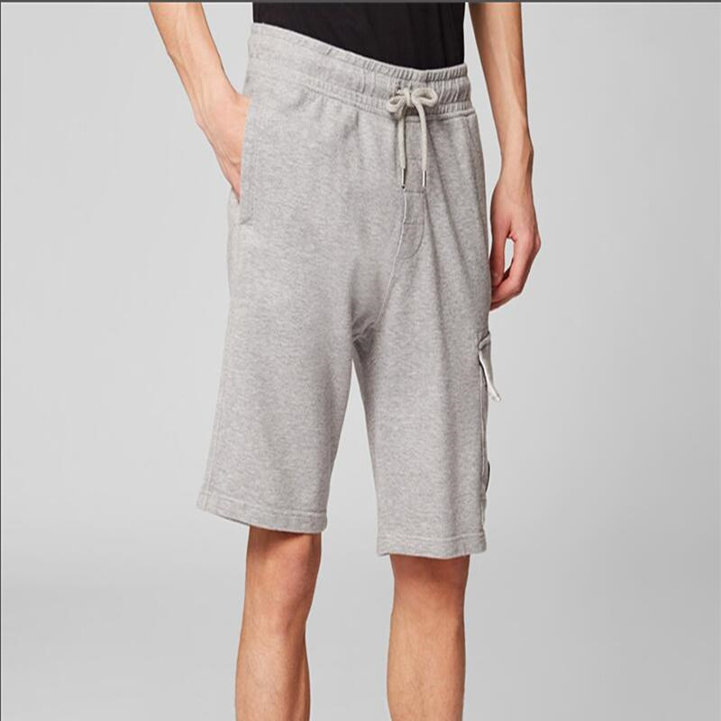 

Beach Company pants Garment Dyed Light Fleece Lens Shorts men's Brand leisure Sports, Black