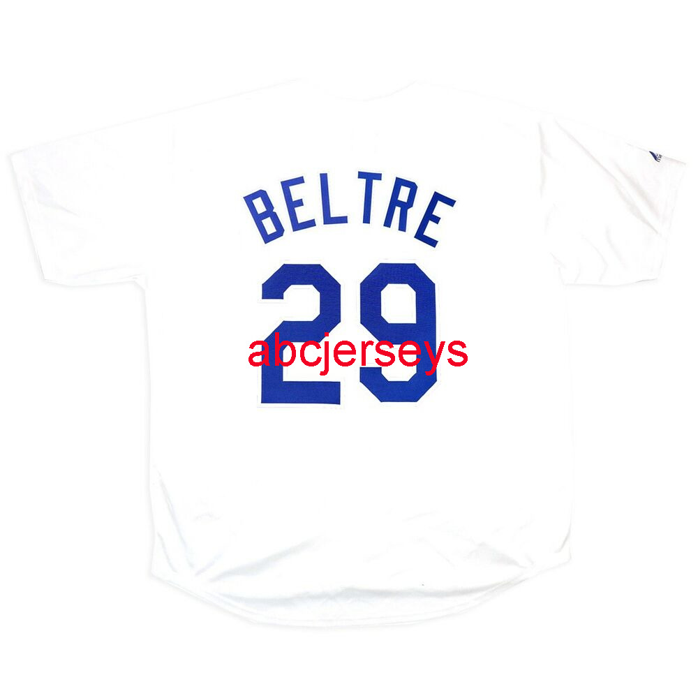 

Stitched Custom Adrian Beltre 1998 Home White Jersey add name number Baseball Jersey