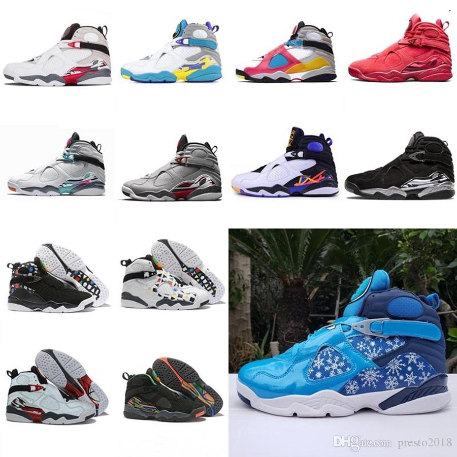 

2022 University Blue men basketball shoes bordeaux UNC DMP White Barely Rose 8 8s aqua Quai 54 Mint Foam Mens sneakers 7-13