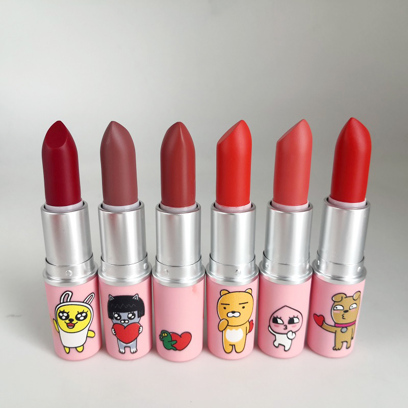 Lustre Lipstick Kakao friends Lipsticks 6 Colors 0.10 OZ 3g