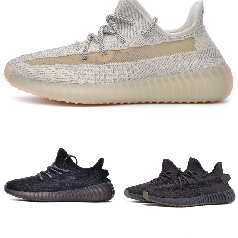 4CjHb KanyeWest shoe Earth Men Sports Sneakers Black Yecheil Reflective Cream White Beluga KanyeWest 350 v2 static Bred Static vWomen-image-699364283