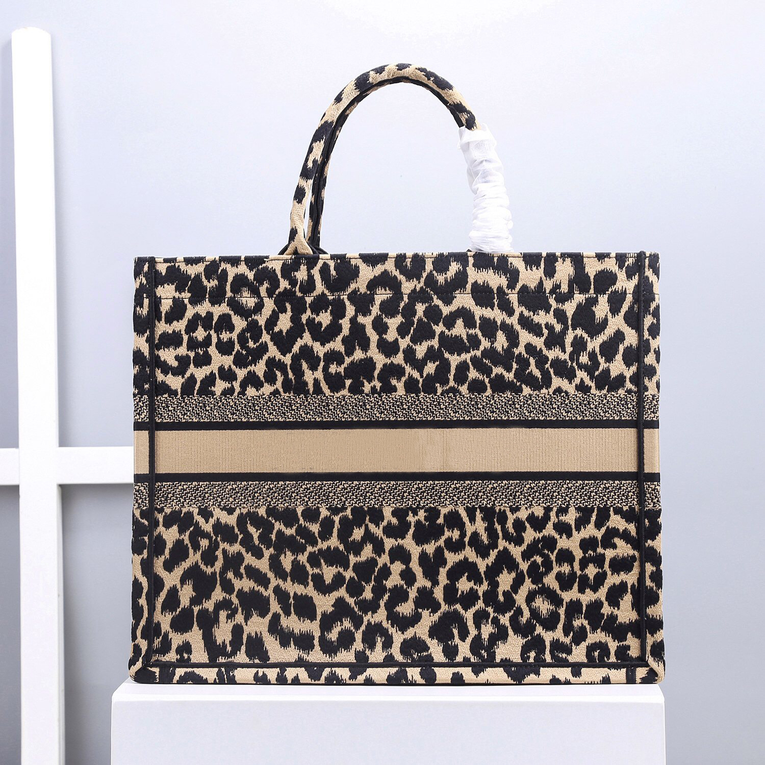 

Canvas bag large-capacity female 2021 new Korean fashion shopping tote net celebrity one-shoulder, Black